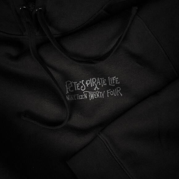 Petes Pirate Life PPL x 1924 US Black Hoodie Sweatshirt Peter McKinnon M sold ou - Picture 4 of 5
